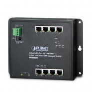 Коммутатор Planet WGS-804HP IP30 8-Port Gigabit POE+